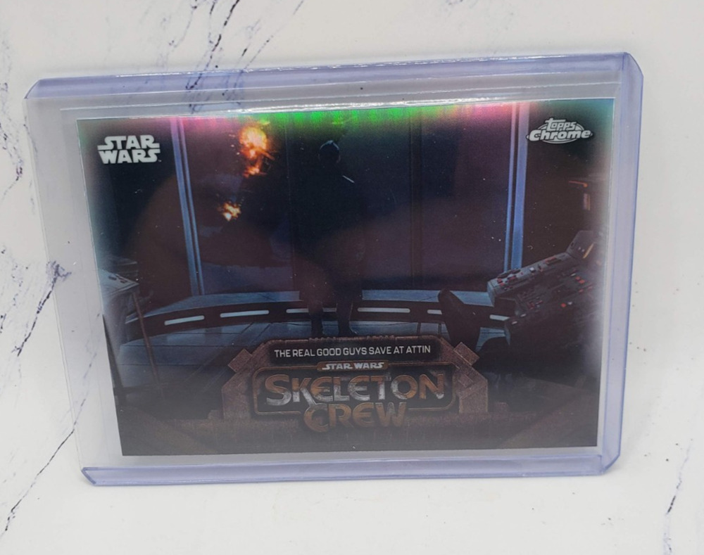 2025 Topps Chrome Star Wars The Real Good Guys Save At Attin Skeleton Crew SC-25